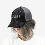 I'm The Friend With The Boat - Distressed Trucker Hat