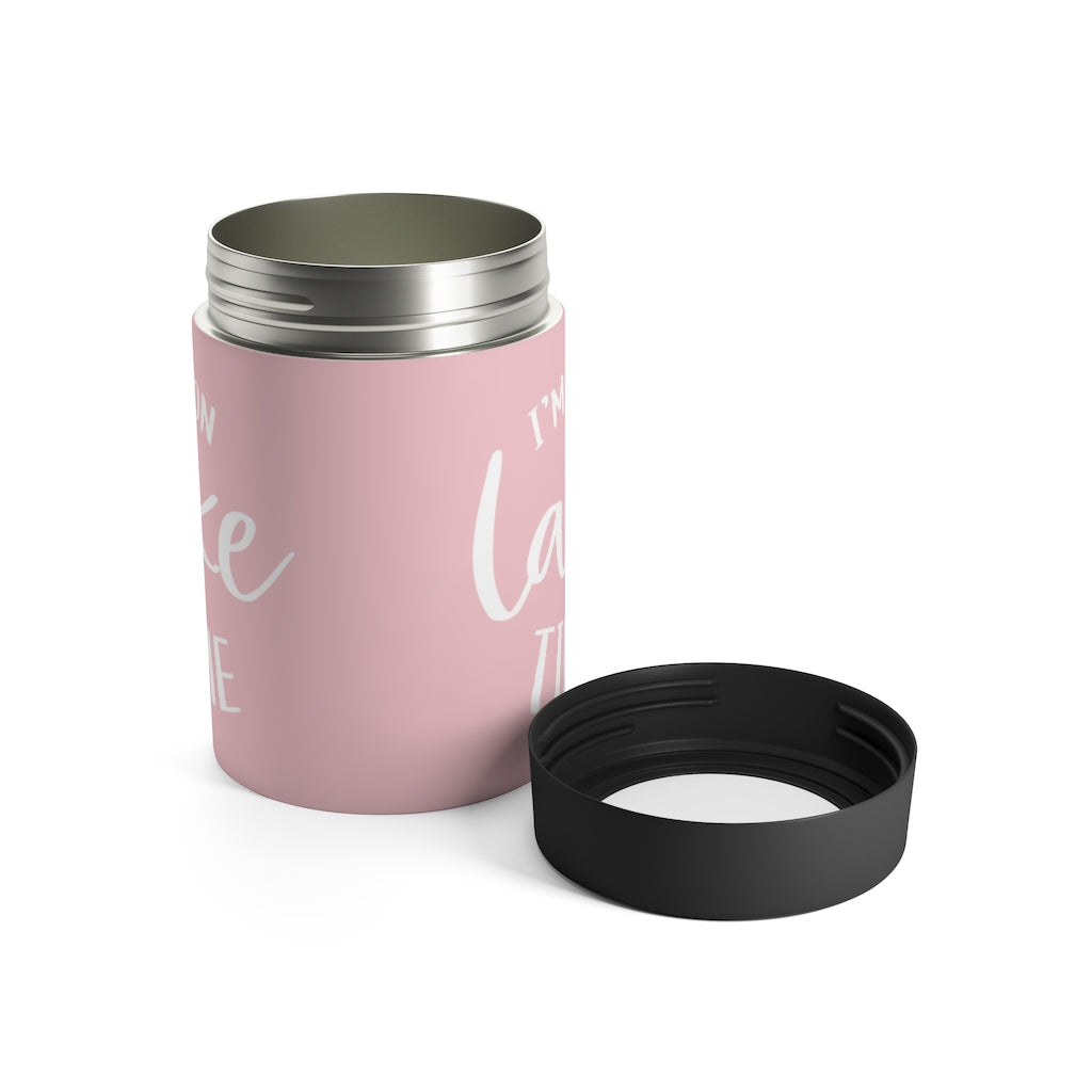 I'm On Lake Time - Can Cooler (Summer Pink)