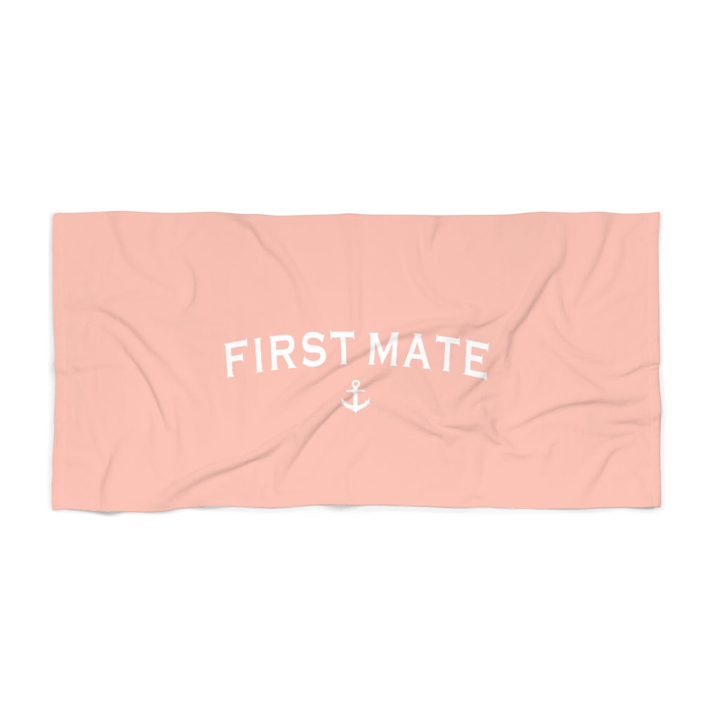 First Mate - Beach Towel (Pink)