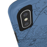 Map of Annapolis - Rugged Phone Case - Blue