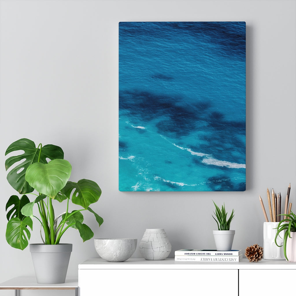 Ocean Shallows (2 of 3) - Canvas - Portrait