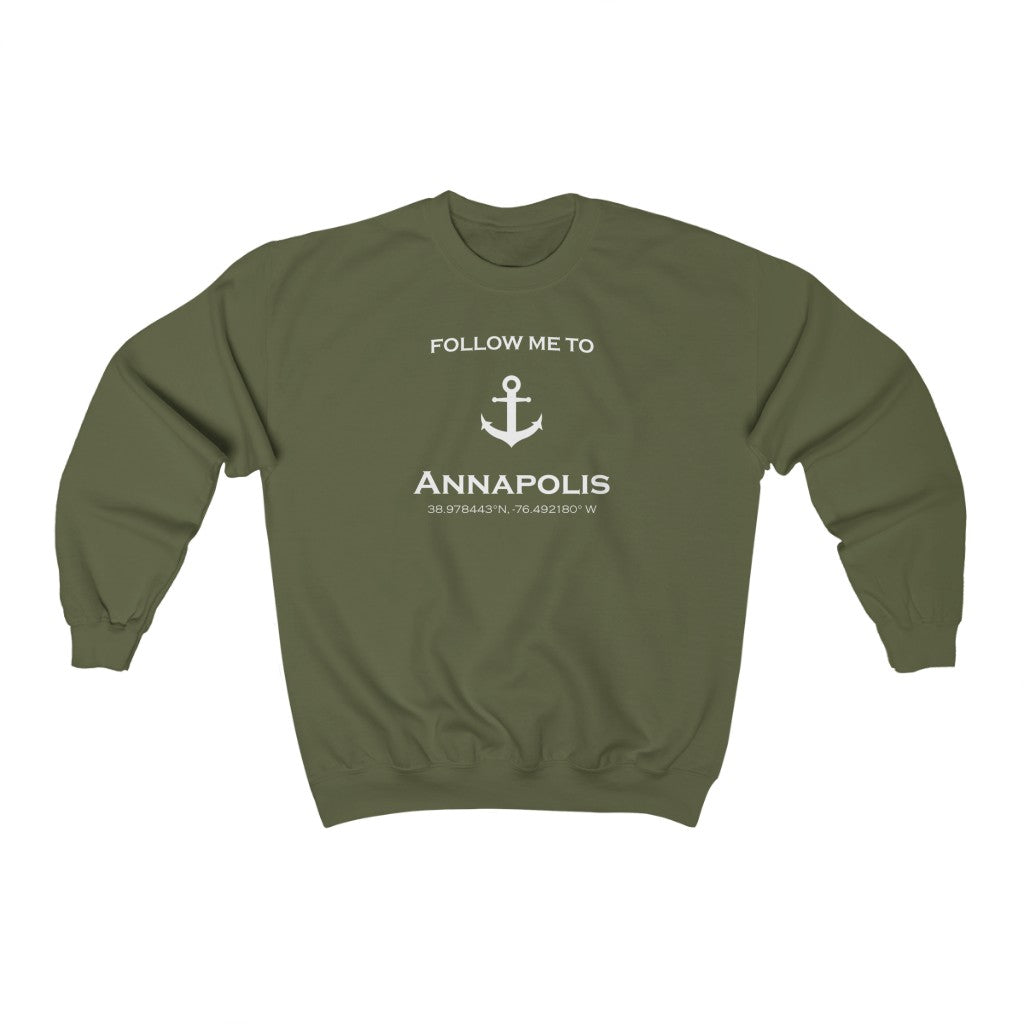 Follow Me To Annapolis - Classic Crewneck Sweatshirt