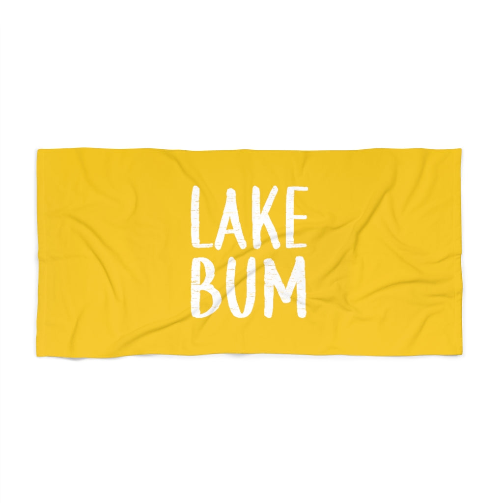 Lake Bum - Beach Towel (Summer Yellow)