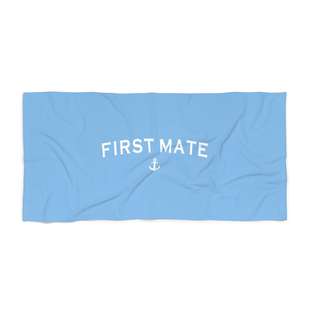 First Mate - Beach Towel (Miami Blue)