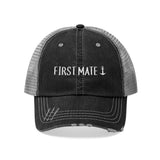 First Mate - Distressed Trucker Hat