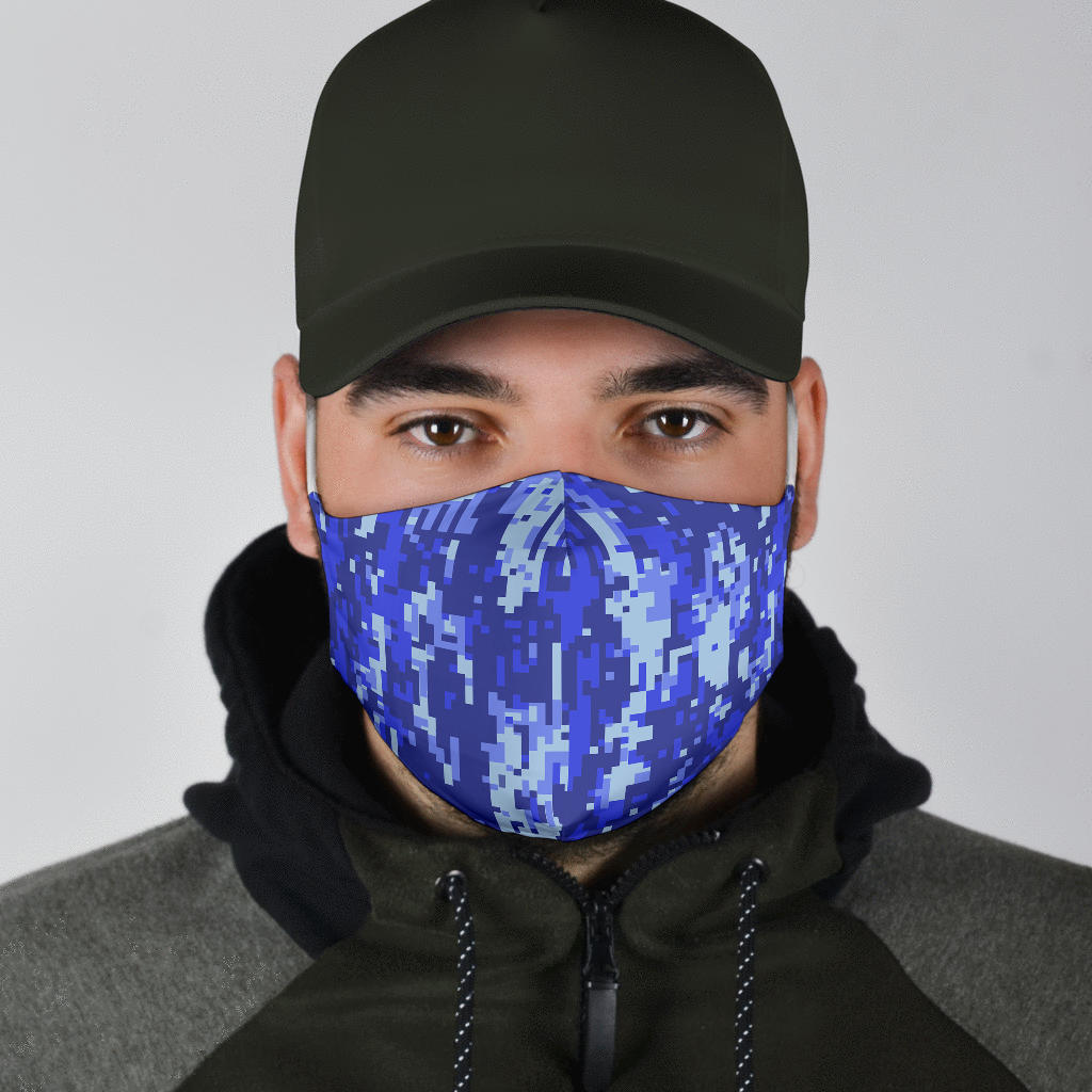 Sea Camo - Standard Face Mask (With Filters)