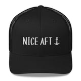 Nice Aft (Anchor) - Mesh Trucker Cap